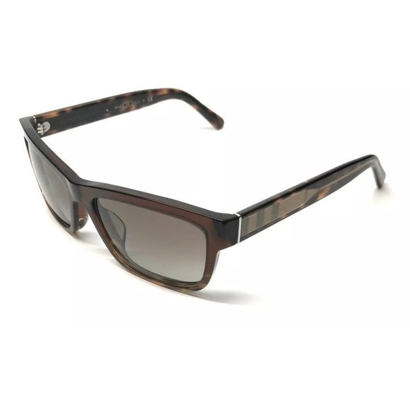 Burberry Women's Striped Brown Sunglasses! - Picture 1 of 4
